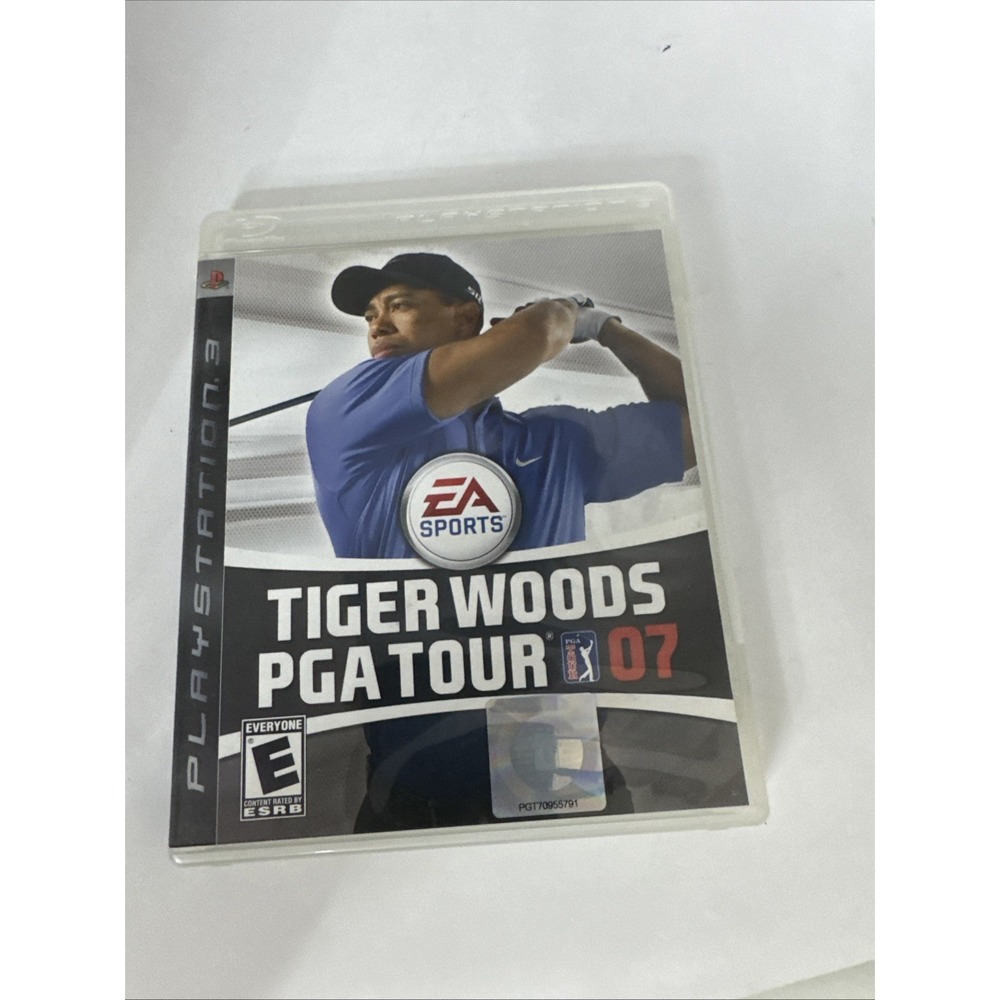 Nintendo Wii Tiger Woods Golf PGA Tour 2007 Game w/ Manual Vintage Collectable